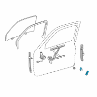 OEM Toyota Tacoma Regulator Handle Diagram - 69260-04020-B1