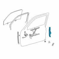 OEM 1999 Toyota Tacoma Guide Channel Diagram - 67404-04010