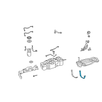 OEM 2020 Toyota Tundra Band Sub-Assembly, Fuel Diagram - 77602-0C150