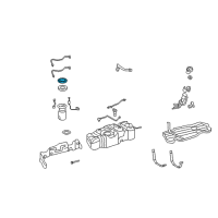 OEM 2009 Toyota Sienna Check Valve Retainer Diagram - 77144-08010