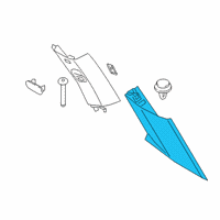 OEM 2022 BMW X7 COVER, COLUMN D, LEFT Diagram - 51-43-7-483-883