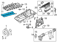 OEM 2021 BMW M4 GASKET, CYLINDER HEAD COVER Diagram - 11-12-8-064-481