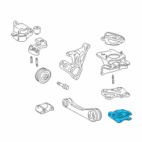 OEM 2002 Toyota Prius Bracket Diagram - 12313-21020