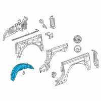 OEM 2022 Jeep Wrangler Shield-Splash Diagram - 68270817AD