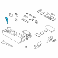 OEM 2022 Nissan Altima Knob Assembly-Control Lever Auto Diagram - 34910-6CB2A