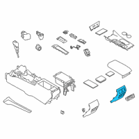 OEM 2022 Nissan Altima FINISHER Assembly-Console Diagram - 96932-6CA2A