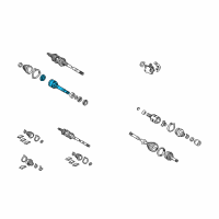 OEM 2005 Toyota Solara CV Joints Diagram - 43030-06110