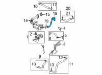 OEM 2022 Hyundai Venue Pipe-EGR In "B" Diagram - 28462-2M100