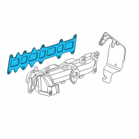 OEM 2014 Ram ProMaster 1500 Gasket-Exhaust Manifold Diagram - 68099610AA