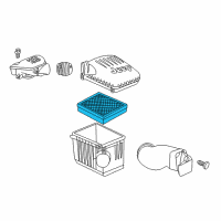 OEM 1996 Jeep Grand Cherokee Filter-Air Diagram - 53007386AB