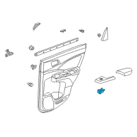 OEM 2015 Honda CR-V Switch Assembly, Power Window Sub Diagram - 35770-TR0-E01