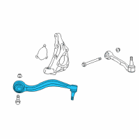 OEM Cadillac Front Lower Control Arm Diagram - 84051642