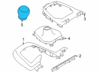 OEM 2022 Toyota GR86 Shift Knob Diagram - SU003-08873