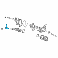 OEM 2015 GMC Canyon Outer Tie Rod Diagram - 84670799