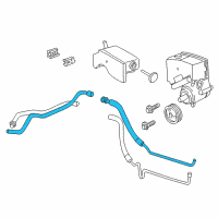 OEM 2002 Chevrolet Malibu Hose Asm-P/S Gear Inlet Diagram - 26068979