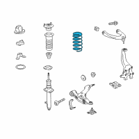 OEM 2014 Lexus IS250 Spring, Coil, Front Diagram - 48131-53410