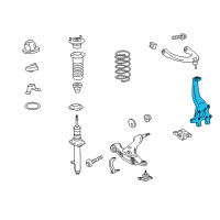 OEM 2014 Lexus GS450h KNUCKLE Sub-Assembly, Steering Diagram - 43202-30050