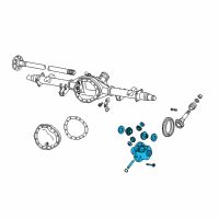 OEM 2011 Ram 2500 Different-Differential Diagram - 5086807AA