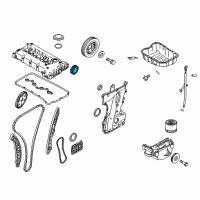 OEM 2010 Hyundai Genesis Coupe Sprocket-Crankshaft Diagram - 23121-25000