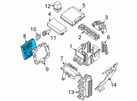 OEM 2020 Nissan Frontier Controller Assy-Ipdm Diagram - 284B6-9BT1A