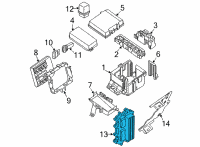 OEM 2022 Nissan Frontier BLOCK ASSY-JUNCTION Diagram - 24350-9BU0A