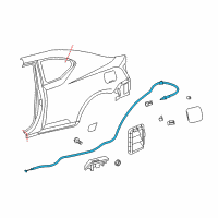 OEM 2015 Scion tC Release Cable Diagram - 77035-21060