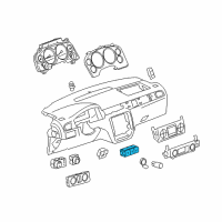 OEM 2008 Chevrolet Suburban 2500 Combo Switch Diagram - 15916339