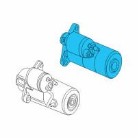 OEM Saturn LS2 Starter Diagram - 19135633