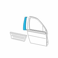 OEM 2011 Lincoln Navigator Applique Diagram - 2L1Z-7820983-AAA