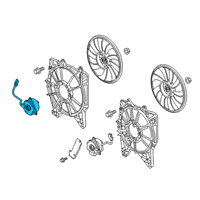 OEM 2019 Honda Civic Motor Cooling Fan Diagram - 19030-RPY-G01