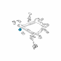 OEM 2004 Kia Spectra Roll Stopper Bracket Assembly Diagram - 219102F050