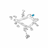 OEM 2005 Kia Spectra Rear Roll Stopper Bracket Assembly Diagram - 219302F500