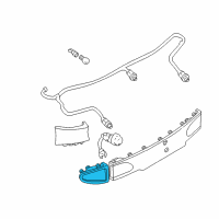 OEM Pontiac Sunfire Lamp Asm-Tail Diagram - 5978165