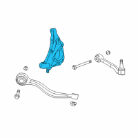 OEM 2016 Cadillac ATS Knuckle Diagram - 22739650