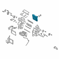 OEM 2022 Hyundai Kona Electric Evaporator Core Assembly Diagram - 97139-K4000