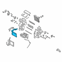 OEM 2019 Hyundai Kona Electric Core & Seal Assembly-Heater Diagram - 97130-K4000