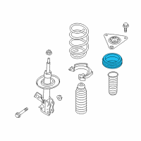 OEM Nissan STOPPER Assembly - INSULATOR, Rebound Diagram - 54325-8271R