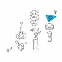 OEM Nissan Rogue Sport INSULATOR Assembly-STRUT Mounting Diagram - 54320-4CL0B