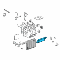 OEM Lexus Unit Sub-Assy, Heater Radiator Diagram - 87107-53030