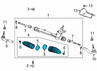 OEM Chevrolet Trailblazer Boot Kit Diagram - 42745900