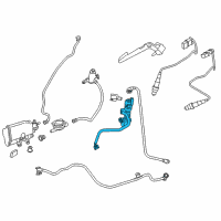 OEM 2017 BMW 430i Gran Coupe Fuel Tank Ventilation Valve With Pipe Diagram - 13-90-7-636-145