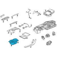 OEM 2020 Acura TLX Cup Holder Assembly Diagram - 77230-TZ4-A01ZA