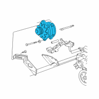 OEM Jeep Grand Wagoneer ALTERNATOR Engine Diagram - 53008647