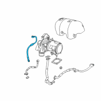 OEM Jeep Renegade Tube-Oil Feed Diagram - 68322704AA