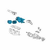OEM Honda Civic Sensor Assembly, Steering & Body Switch Diagram - 35251-SMG-E01