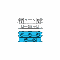 OEM 2013 Ram C/V Control-A/C And Heater Diagram - 55111240AK
