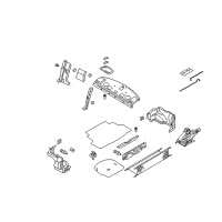 OEM 2005 Nissan Sentra Wrench-Lug Nut Diagram - 99545-F4300