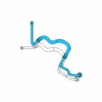 OEM Saturn Cooler Line Diagram - 19300854