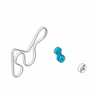 OEM Kia Soul Tensioner Assembly Diagram - 252812B030