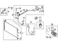 OEM Hyundai Tucson O-Ring Diagram - 97690-34650